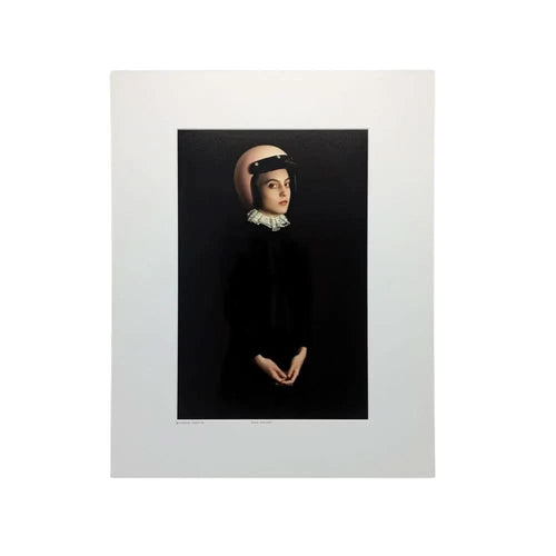 Romina Ressia - Pink Helmet - Gelatin silver print on Fujicolor Crystal Archive Paper DPII