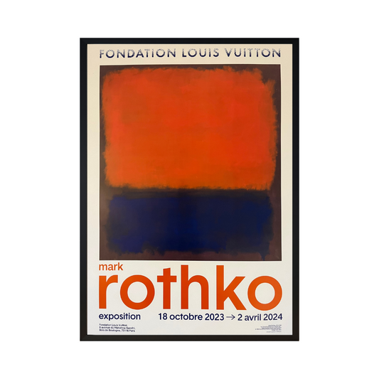 Mark Rothko - Impresión original de la exposición - FONDATION VUITTON PARIS - 2023