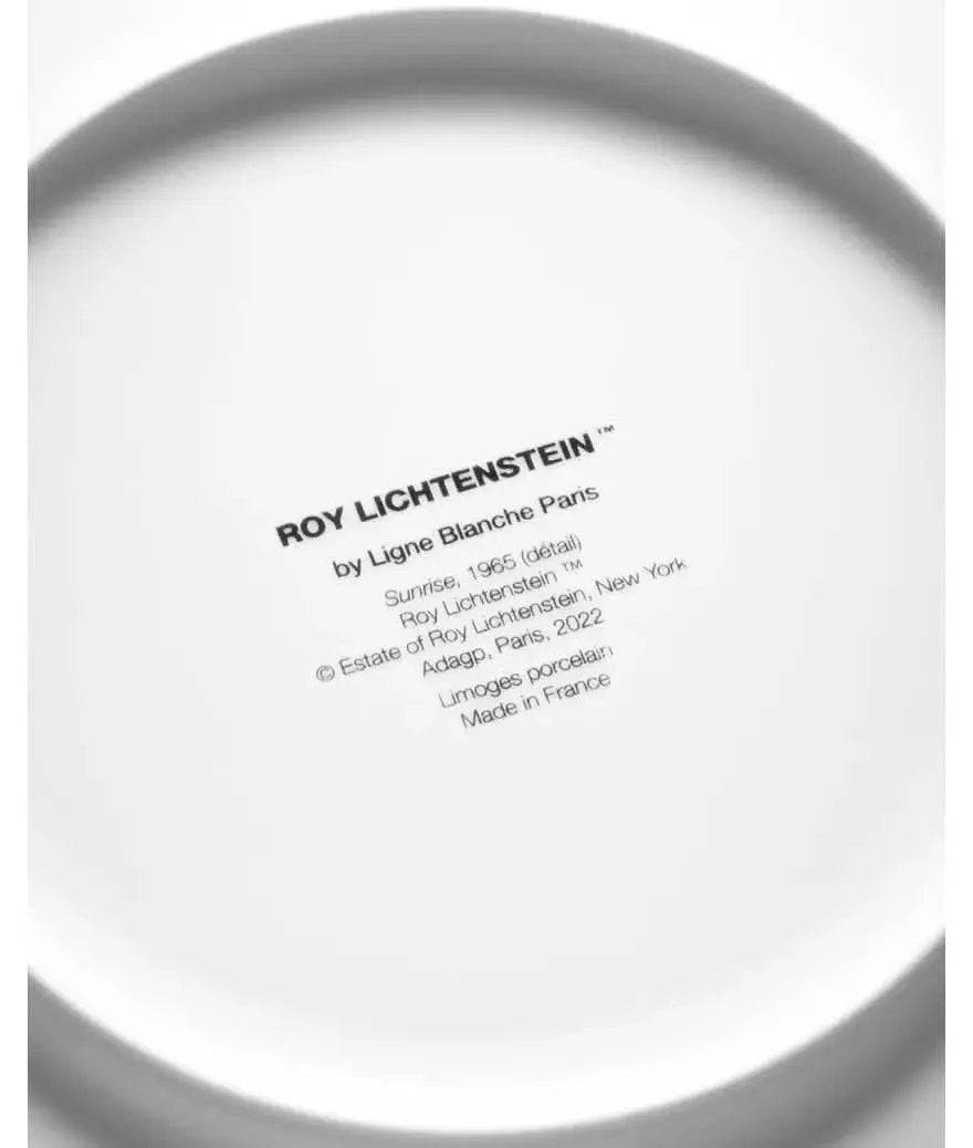Roy Lichtenstein Porcelain Plate – "Sunrise" LYNART STORE