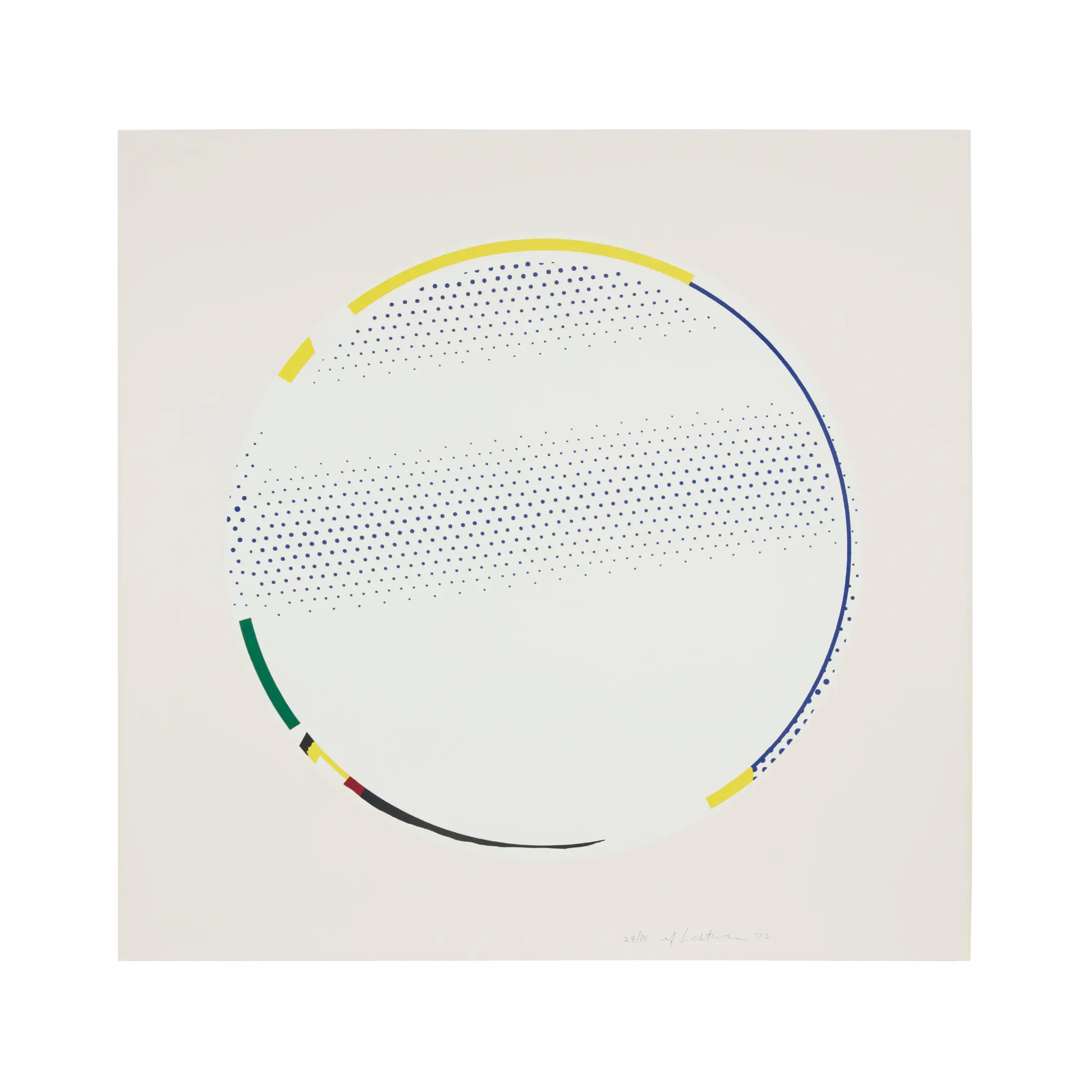 Roy Lichtenstein - Mirror #2 - screenprint