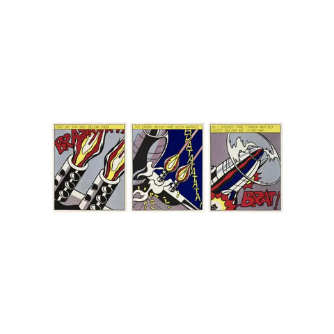 Roy Lichtenstein - As I Opened Fire (triptych) 1966 - LYNART