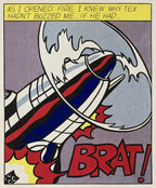 Roy Lichtenstein, As I Opened Fire (triptych) 1966 LYNART STORE