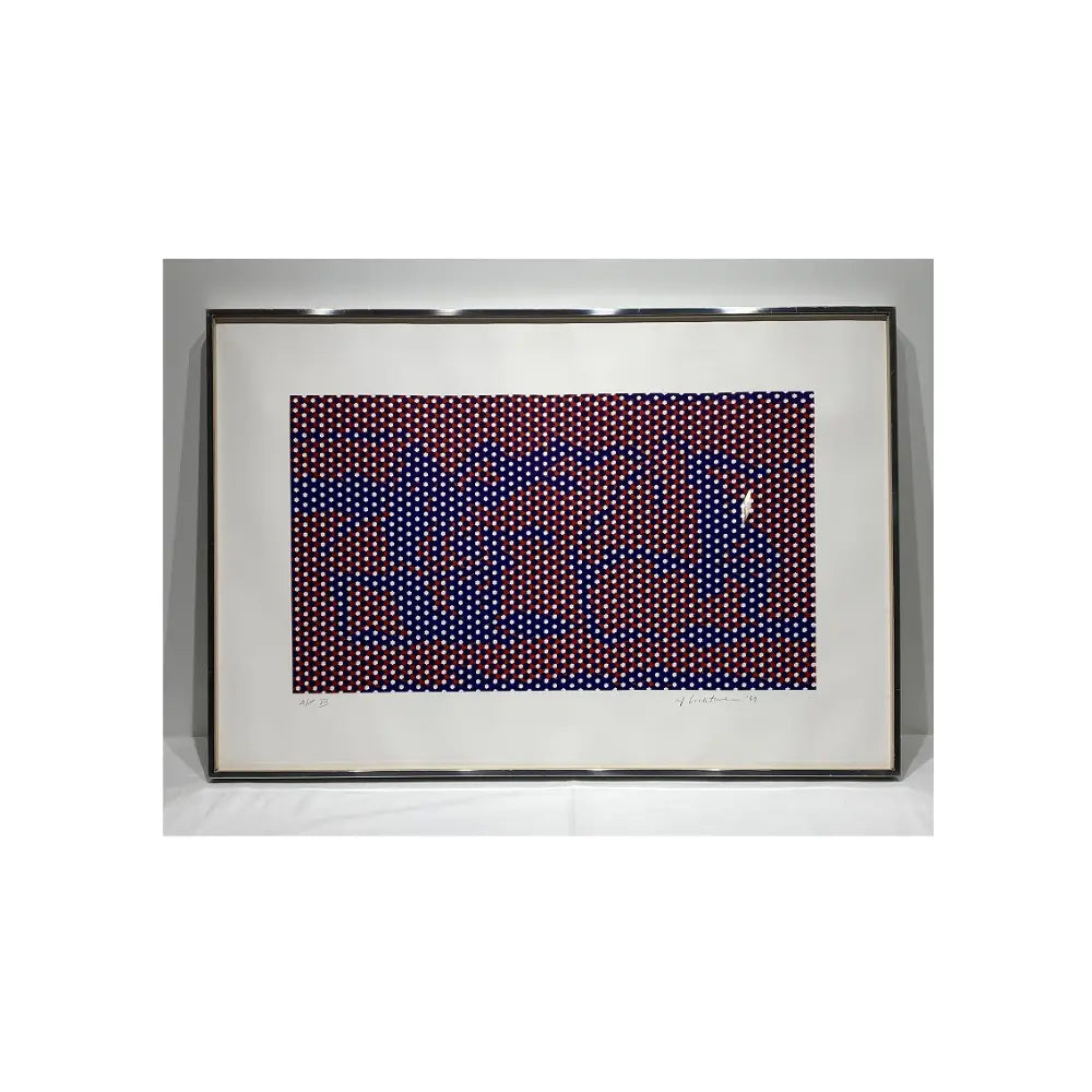 Roy Lichtenstein, Haystack #4 (Corlett 68) (1969) - Lithograph and screenprint in colors