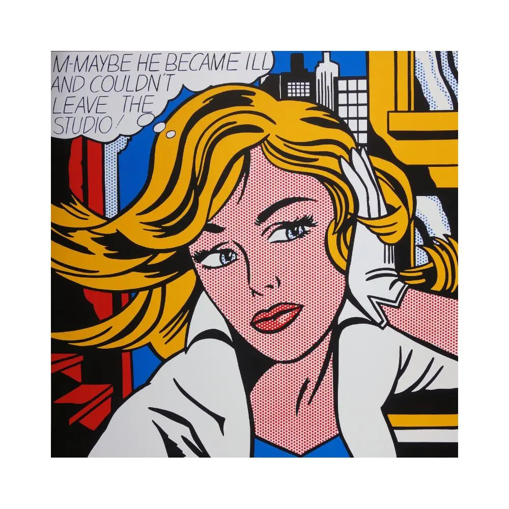 Roy Lichtenstein, M-Maybe Lithographie LYNART STORE