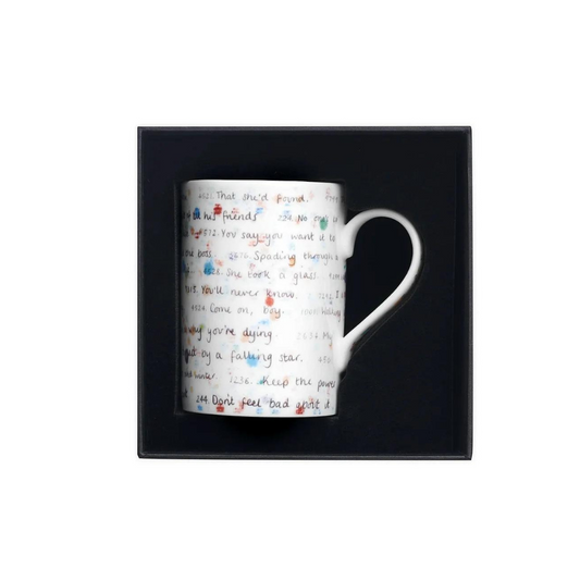 Damien Hirst - All Over Dot Mug - The Currency (Text)