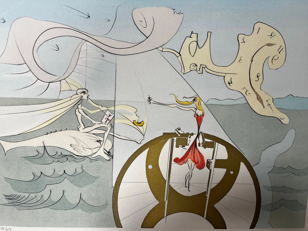 Salvador Dali, La Machine a Coudre (1975) LYNART STORE