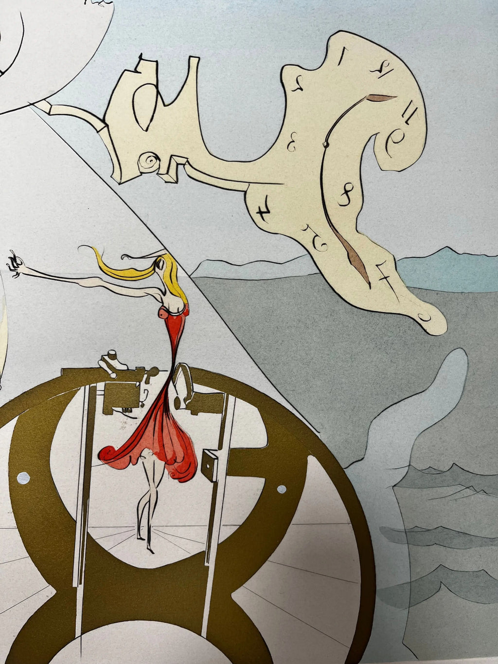 Salvador Dali, La Machine a Coudre (1975) LYNART STORE