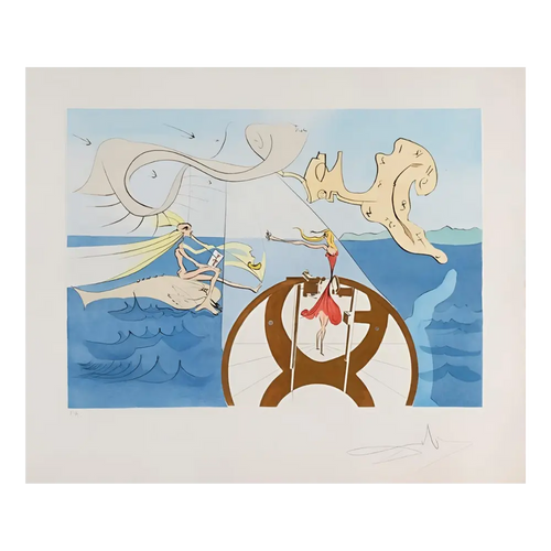 Salvador Dali, La Machine a Coudre (1975) LYNART STORE