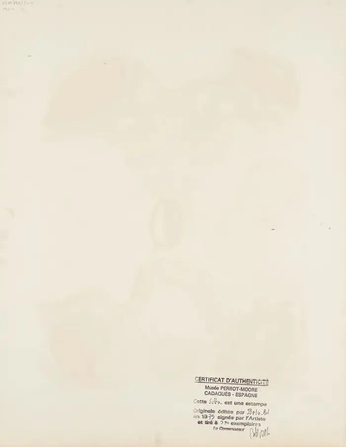 Salvador Dali,Les Bouches – Papillons Surréalistes (1972) LYNART STORE