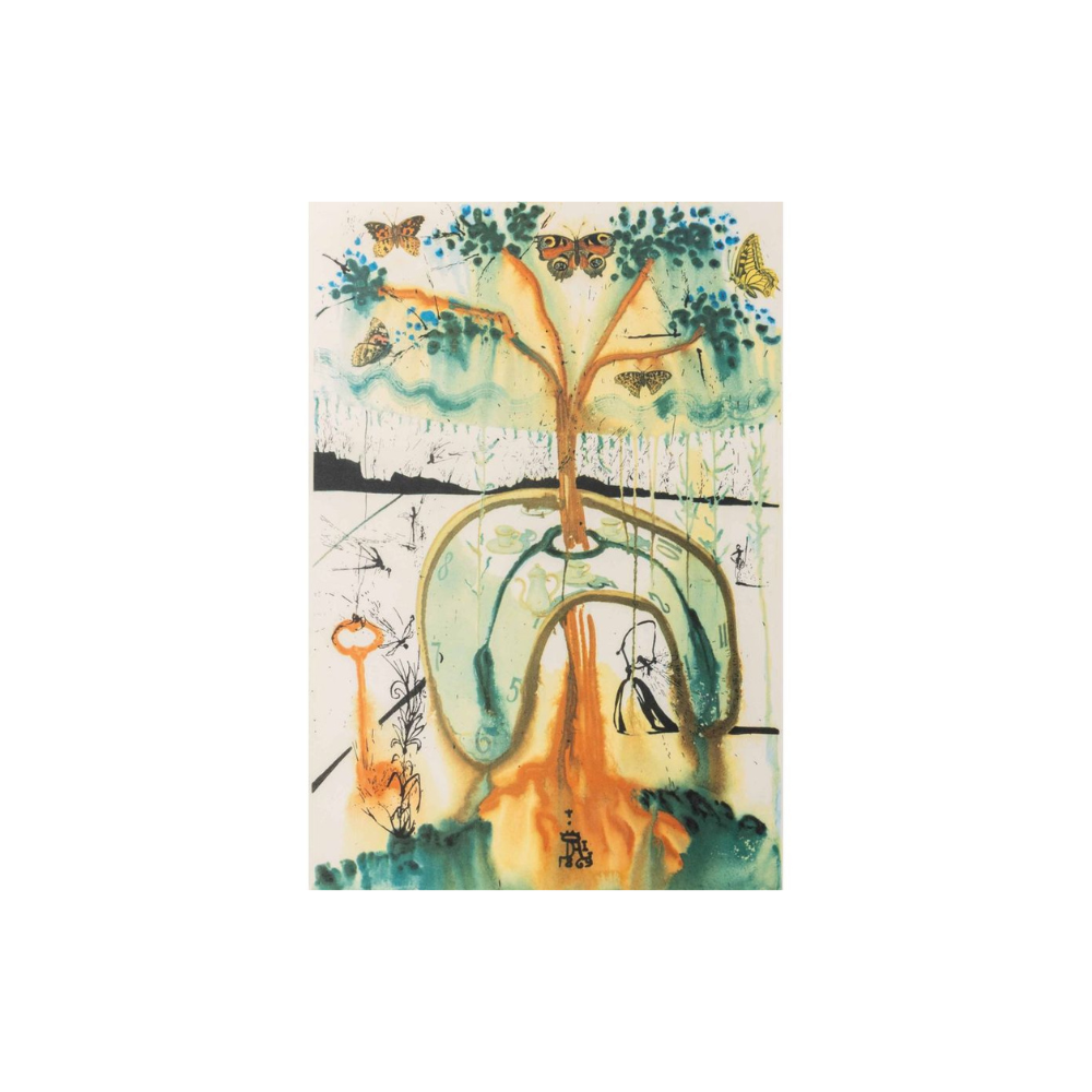 Salvador Dalí – Alice’s Adventures in Wonderland — Plate VIII (1969)