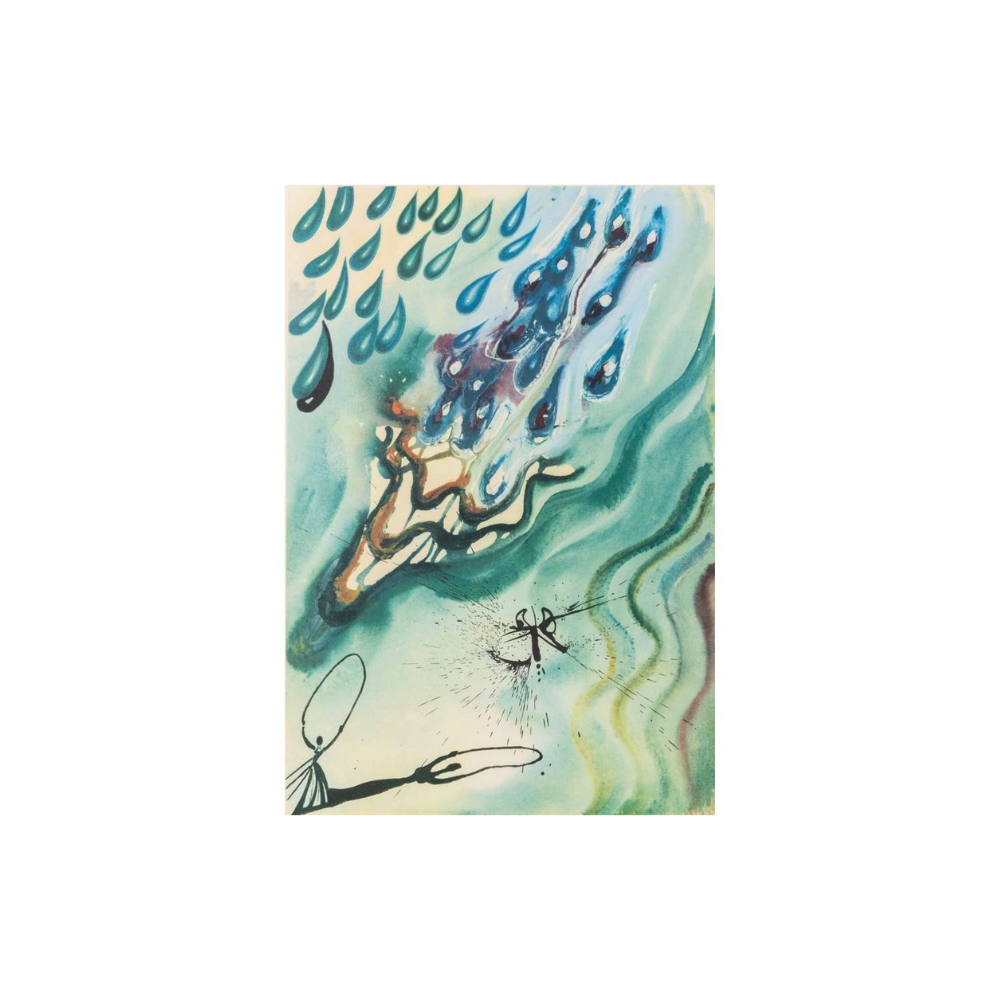 Salvador Dalí – Alice’s Adventures in Wonderland — Plate VII (1969)
