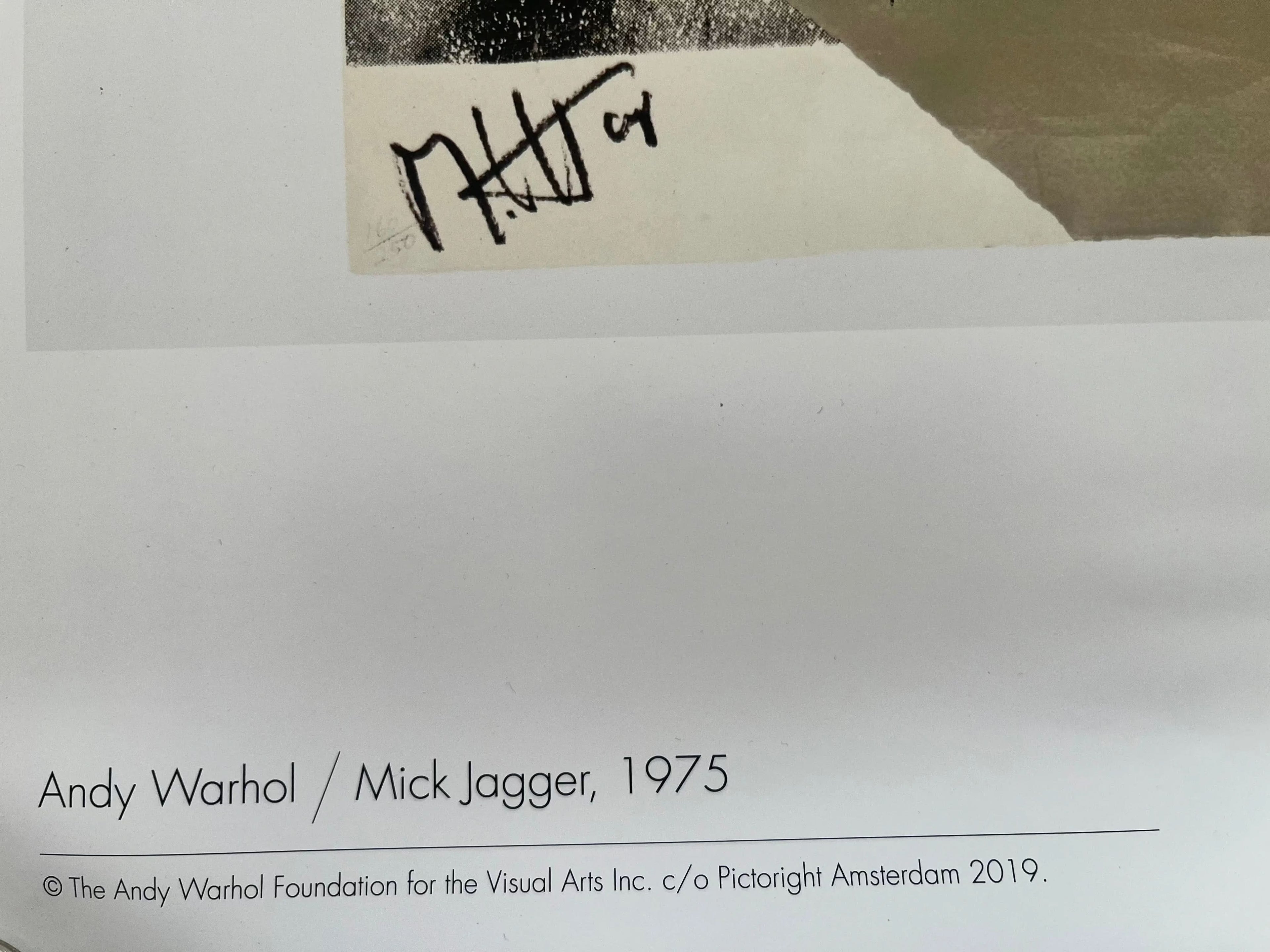 Sérigraphie Offset - Andy Warhol x MocoMuseum - Mick Jagger, 1975 L.Y.N.A.R.T Store