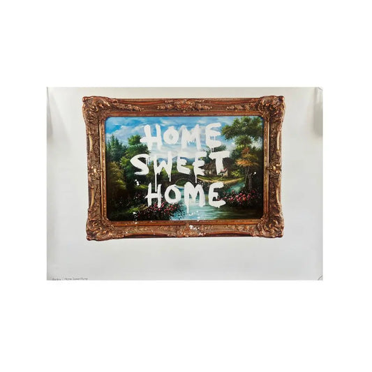 Sérigraphie Offset- BANKSY x MocoMuseum - Home Sweet Home L.Y.N.A.R.T Store