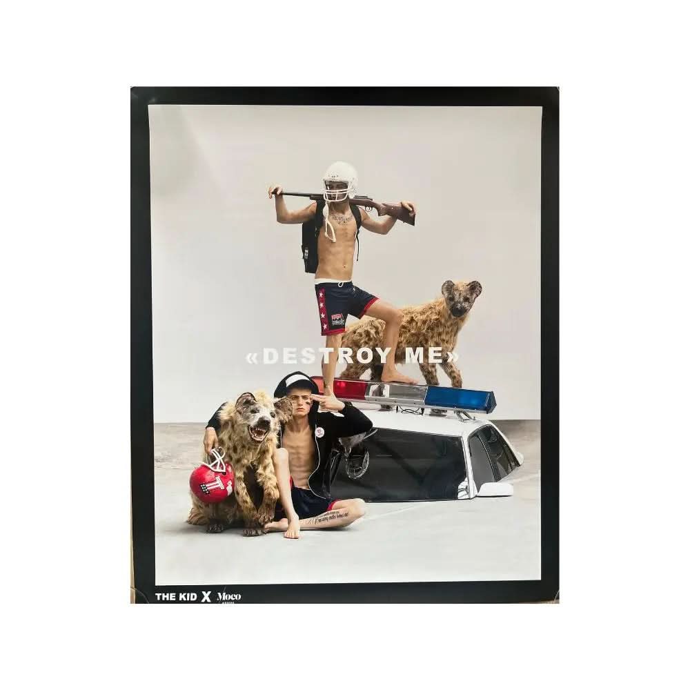 Sérigraphie Offset- The Kid x MocoMuseum - Destroy Me - offset silkscreen
