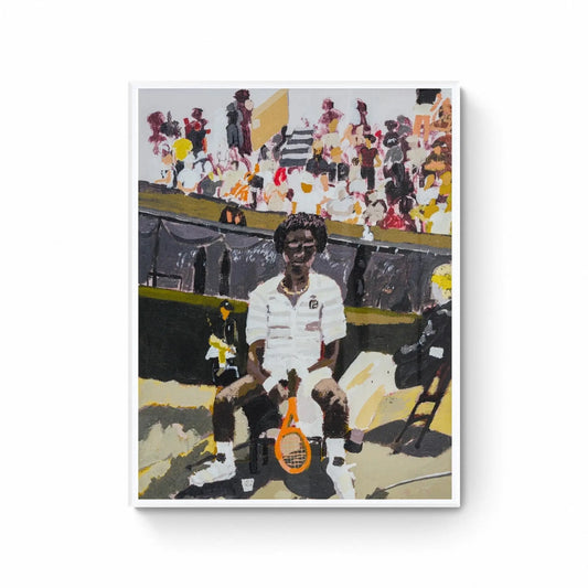 Shaun Ellison - Arthur Ashe Meditating, 2023; Signed and Numbered Limited Edition Print LYNART STORE