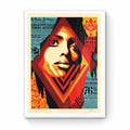 Shepard Fairey  - Bias - Screenprint on 100% cotton custom archival paper with hand-deckled edges