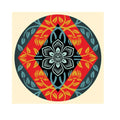 Shepard Fairey  - Diamond Flower, 2023 - Screenprint on thick cream Speckletone paper