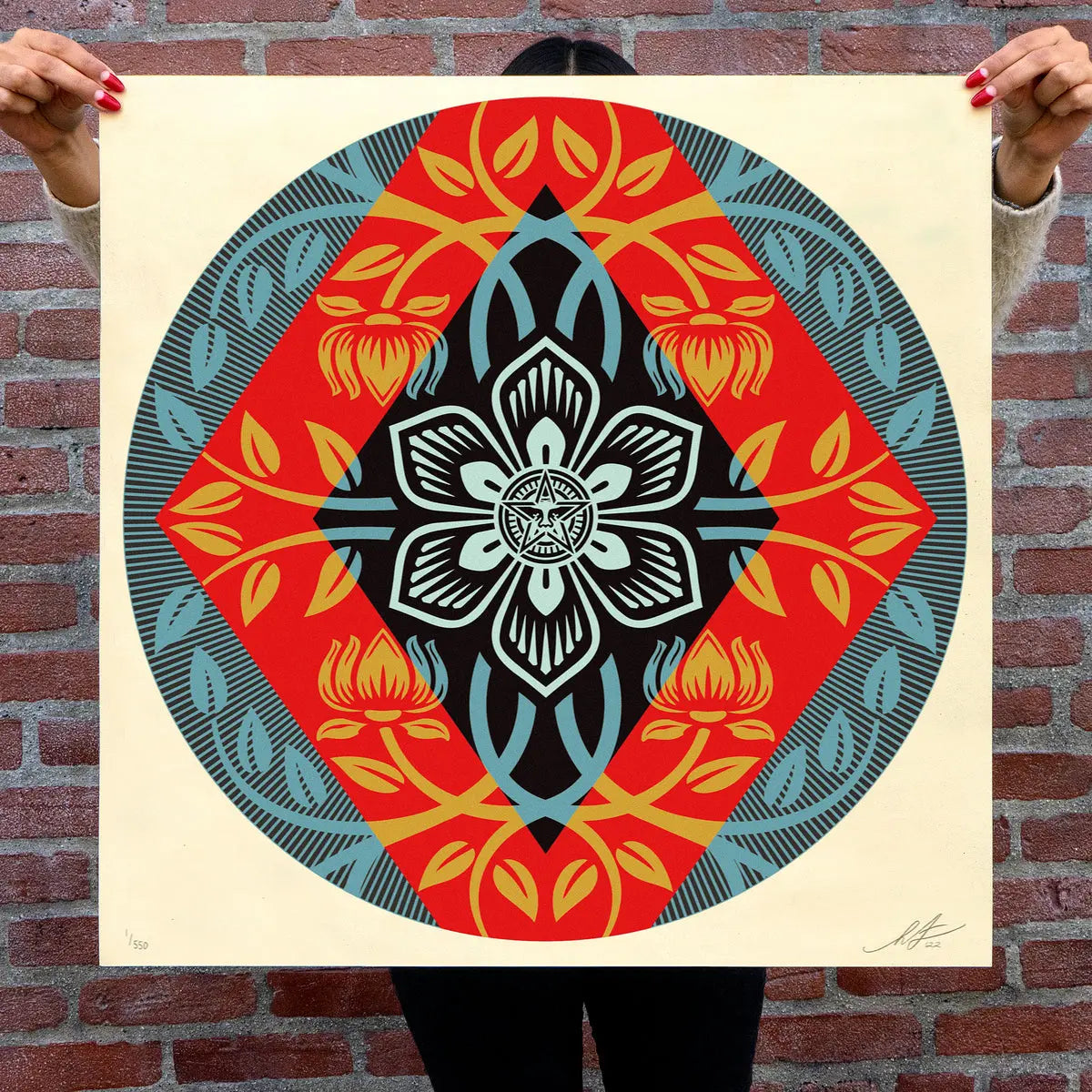 Shepard Fairey  - Diamond Flower, 2023 LYNART STORE