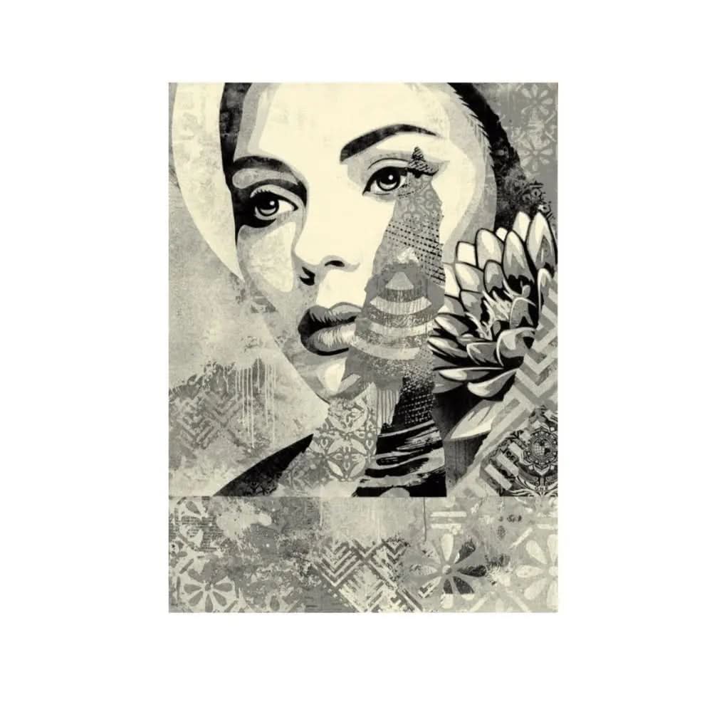 Shepard Fairey - One Earth (2024) - Silkscreen on thick cream Speckletone paper