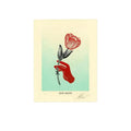 Shepard Fairey  - Rise Above Barbwire Flower, 2022 - Screenprint on thick cream Speckletone paper
