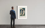 Marc Chagall late lithograph Les quinze dernières lithographies displayed with full margins
