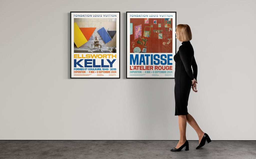 Henri Matisse & Ellsworth Kelly - Set of 2 posters - FONDATION LOUIS VUITTON - 2024