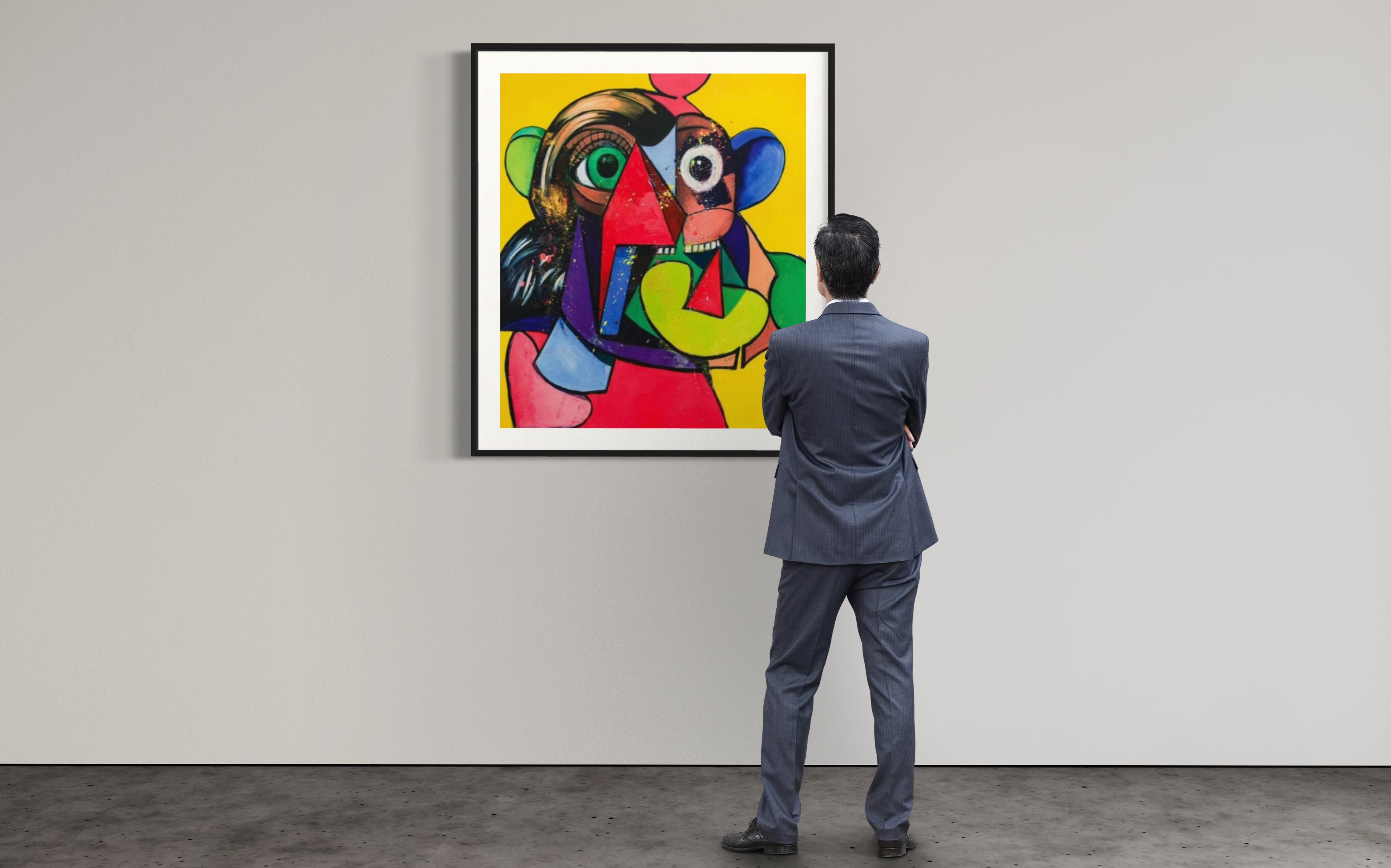 George Condo - Portrait and Head (2024)