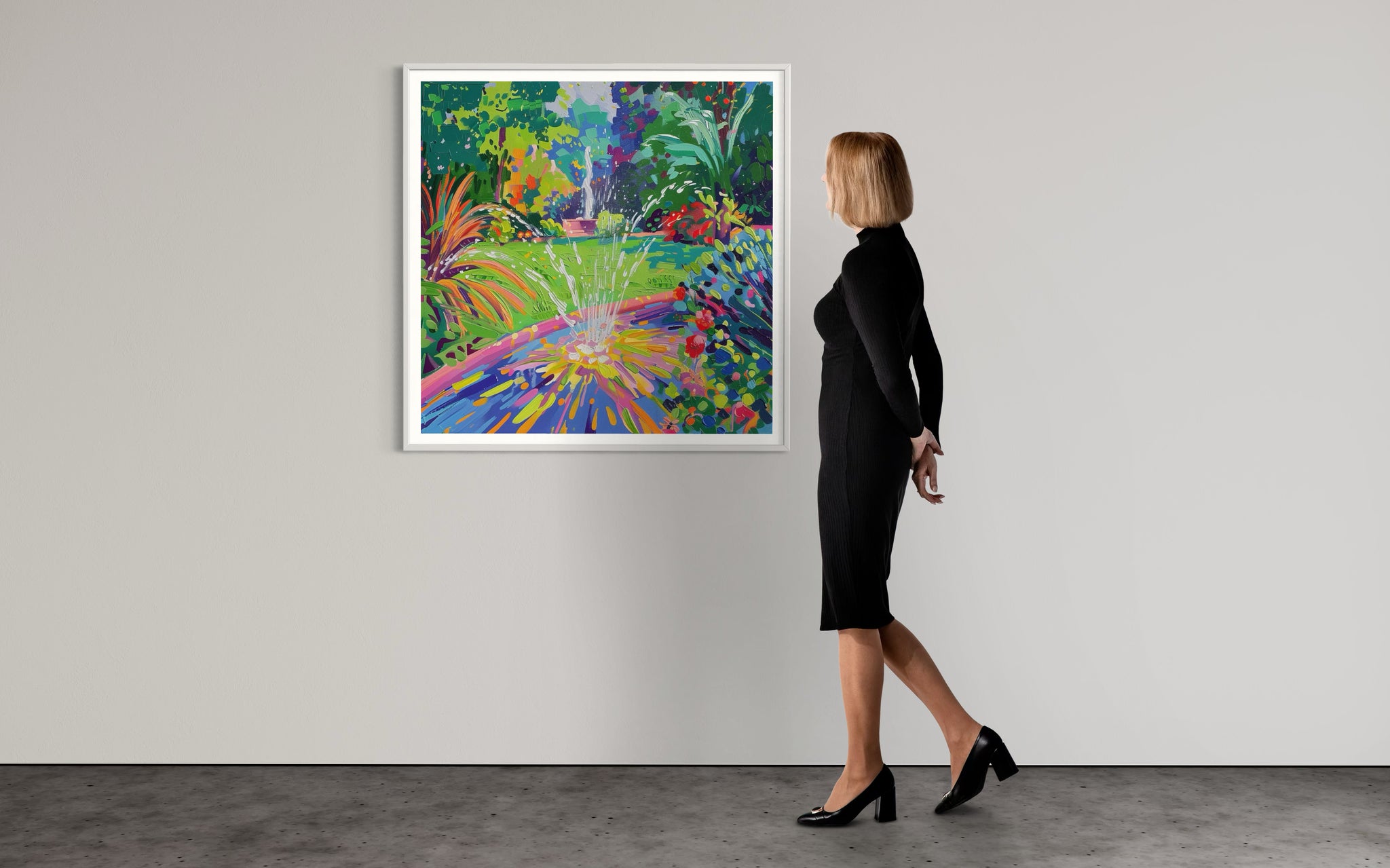 Richard Prince The Blossoming Fountain 1994 hand enhanced screenprint limited edition
