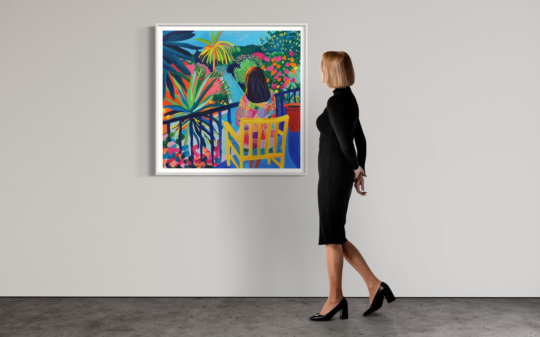 Richard Prince The Sunny Terrace II hand enhanced screenprint limited edition
