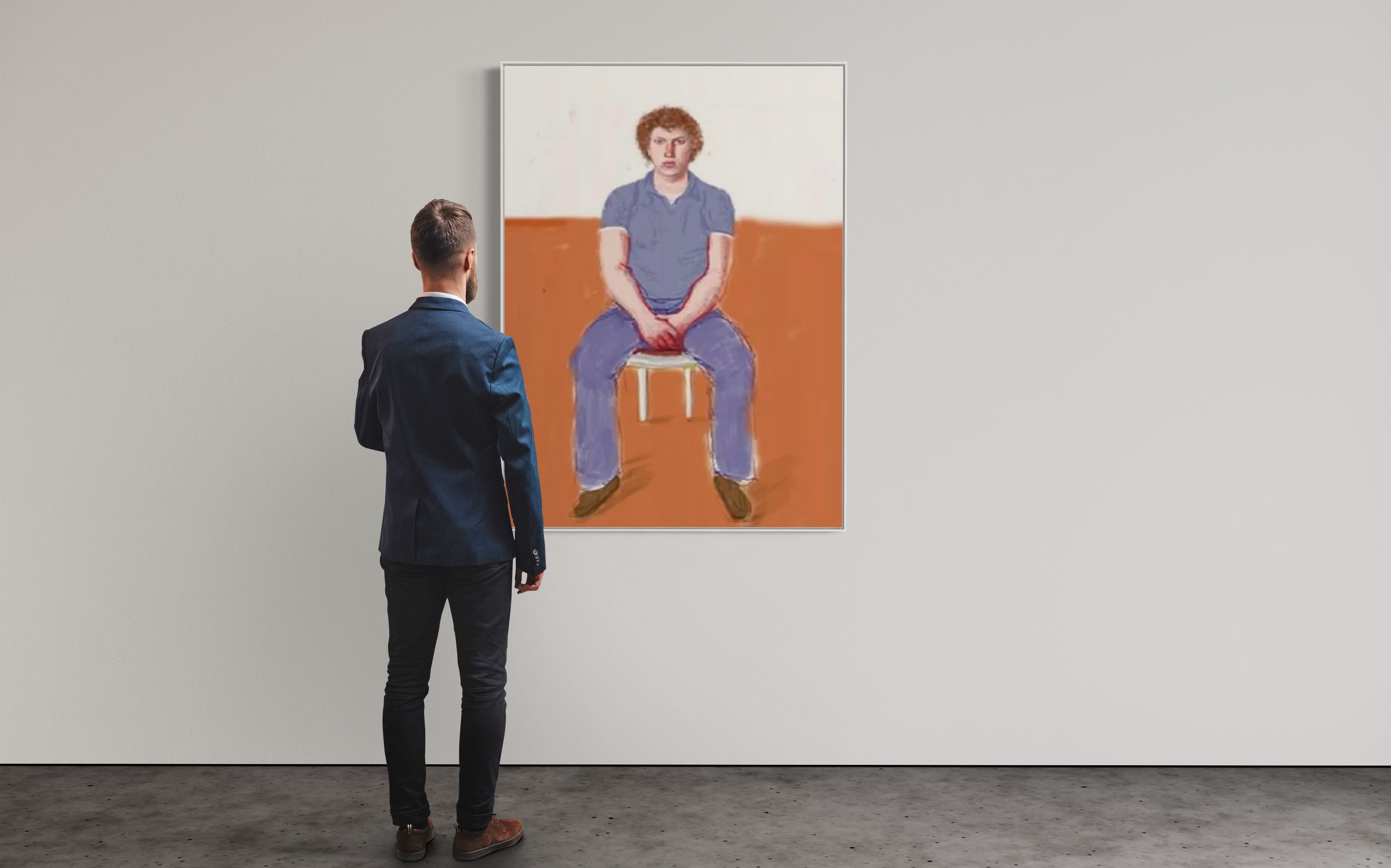 David Hockney, Un Dominic Elliott plus grand (2008)