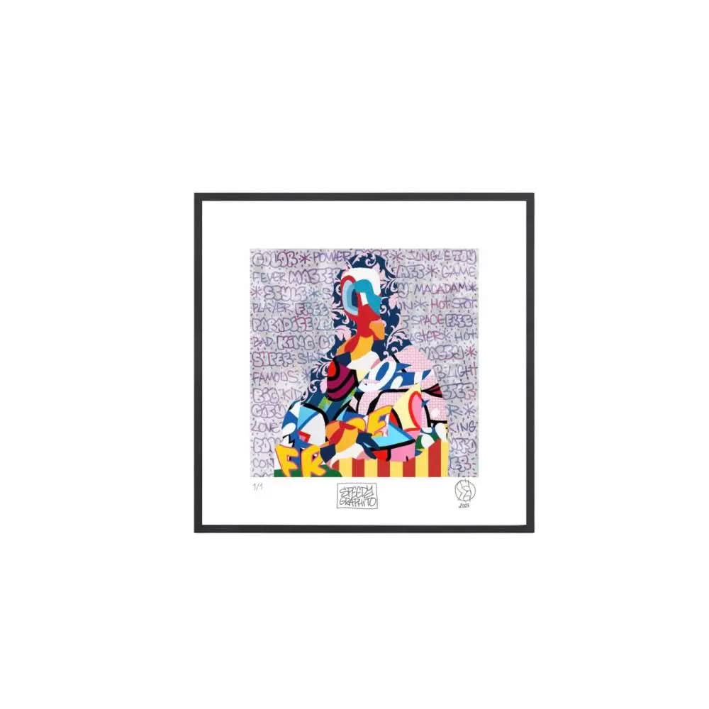 Speedy Graphito, Mona Lisa (Main Edition) - Unique screenprint 1/1 on 300gsm high-quality cotton art paper