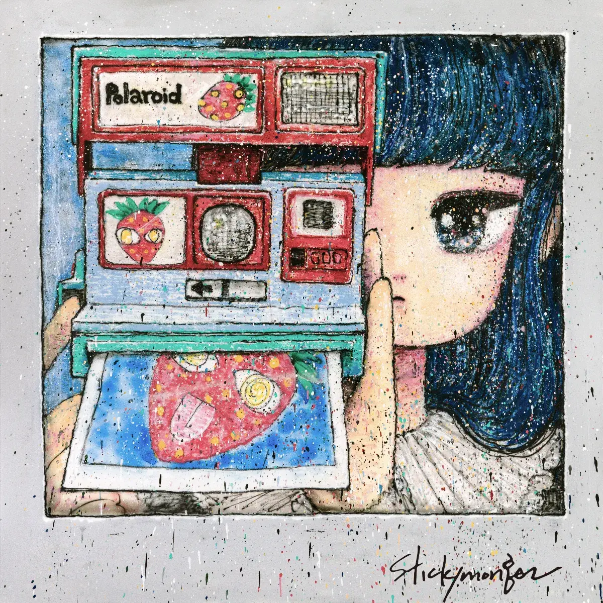 Stickymonger Carpet Small K11 limited edition artwork 91x91 cm