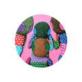 Suanjaya Kencut - Family Portrait Pink (Hand Finished) - 23-color hand screen printing on Somerset 300gsm velvet paper