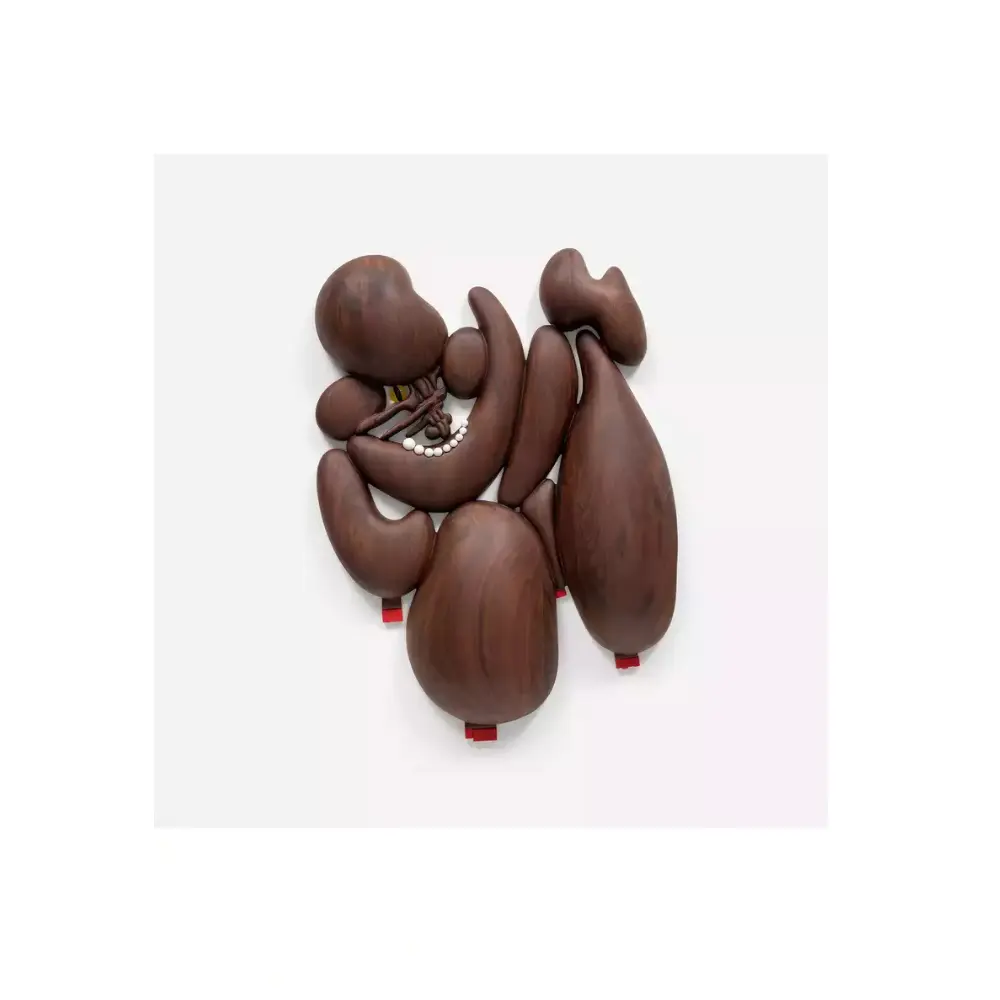 Susumu Kamijo, Dance For Me In The Dusk (2021) - Sculpture in polished walnut wood