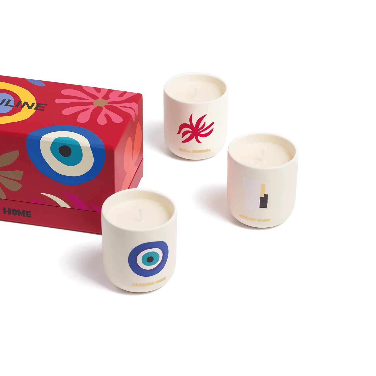 Set di 3 mini candele profumate - Viaggio da casa - Assouline