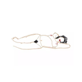 TOM WESSELMANN,Hedy (Sandpaper) 1985/1990 - enamel on steel