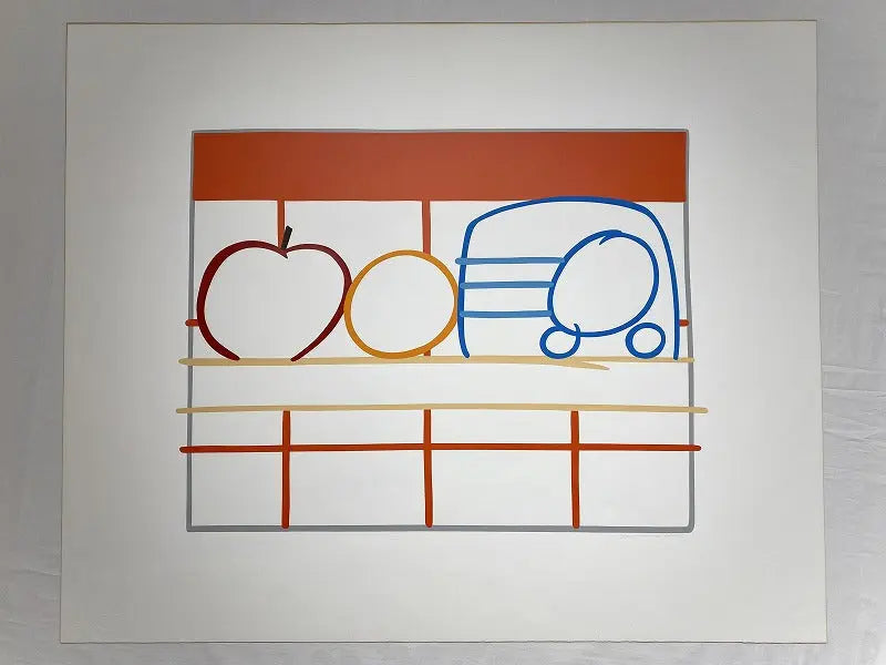 TOM WESSELMANN,Still Life with Apple, Orange and Radio (1991) LYNART STORE