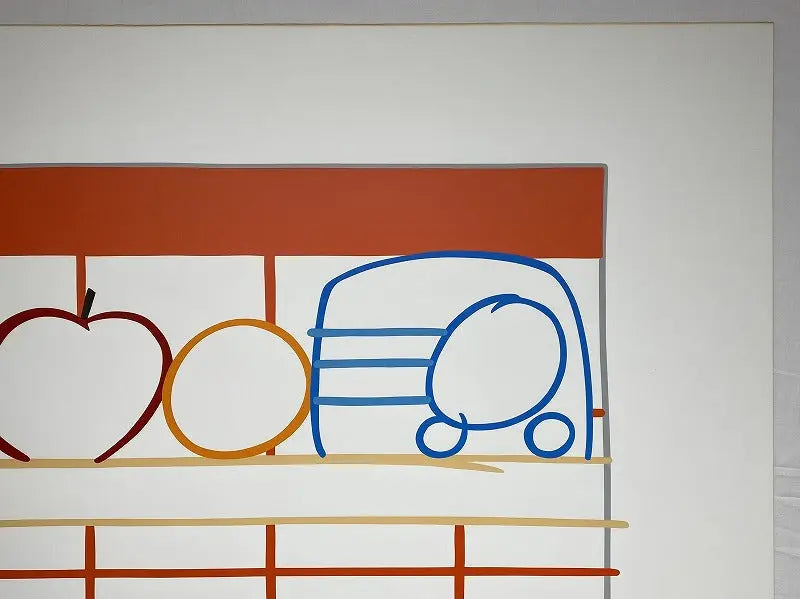 TOM WESSELMANN - Still Life with Apple Orange and Radio – LYNART STORE