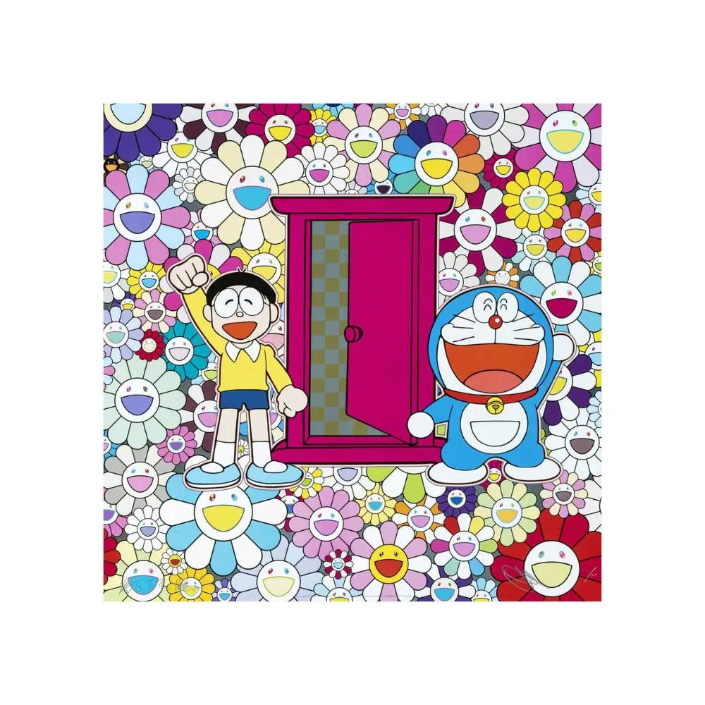 Takashi Murakami, Ensemble de 2 sérigraphies LYNART STORE