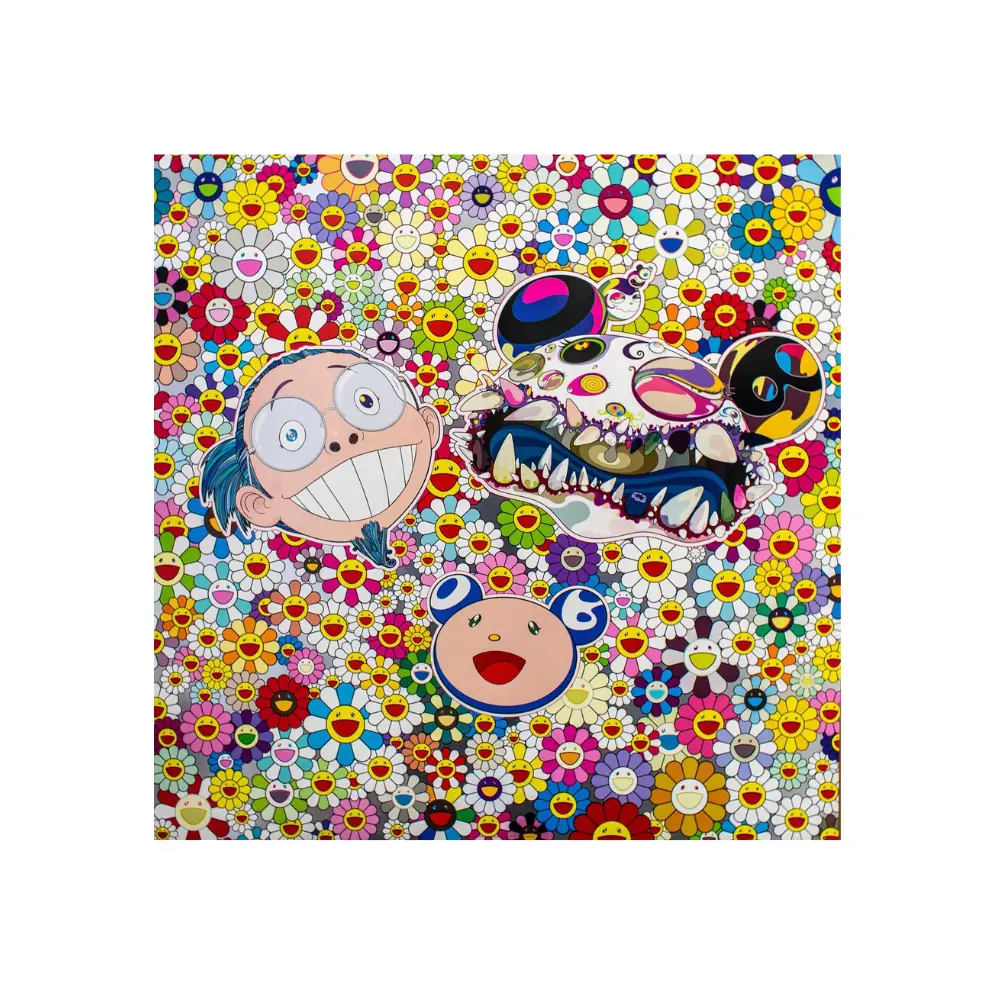 Takashi Murakami, Me and Double-Dob (2009) - Offset lithograph