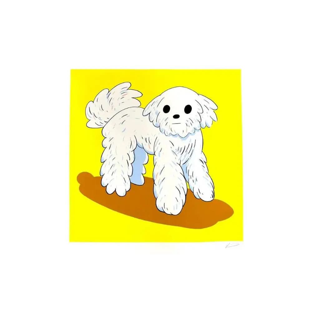 Takeru Amano - The Dog, 2022 - 6-color silkscreen on Somerset Satin 300 g/m² paper