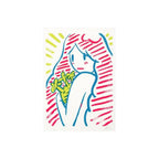 Takeru Amano - Venus & Caudex, 2021 - Color silkscreen