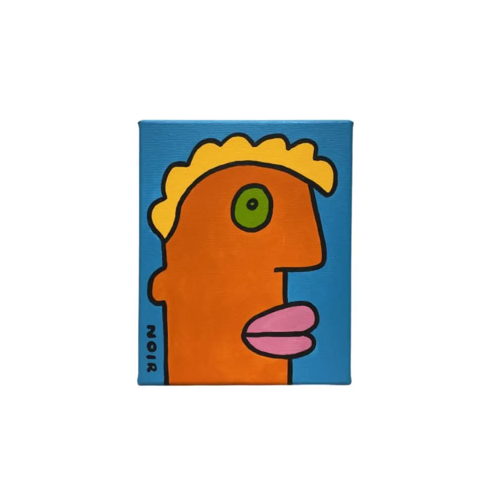 Thierry Noir – I am frequently right and I spread the word around me (2019) – Acrylic on canvas