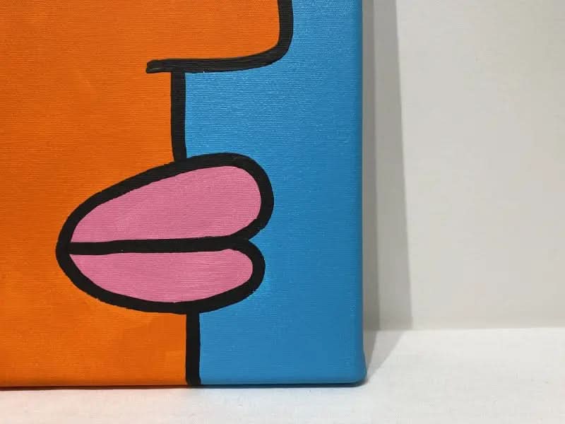 Thierry Noir – I am frequently right and I spread the word around me (2019) – Peinture originale signée LYNART STORE