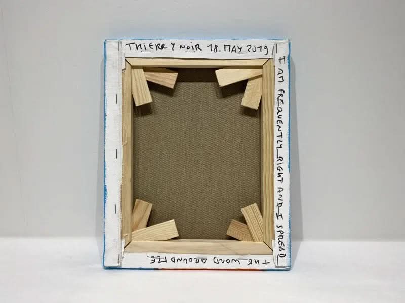 Thierry Noir – I am frequently right and I spread the word around me (2019) – Peinture originale signée LYNART STORE