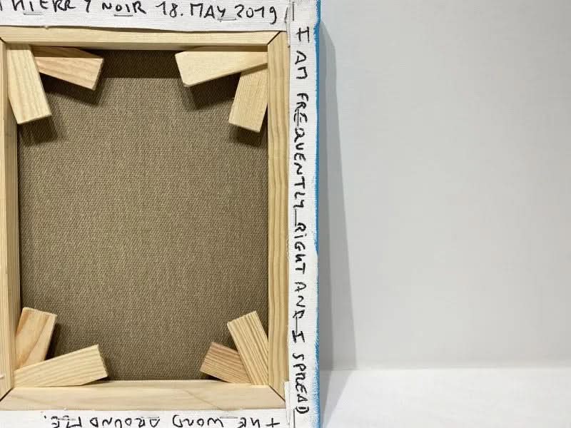 Thierry Noir – I am frequently right and I spread the word around me (2019) – Peinture originale signée LYNART STORE