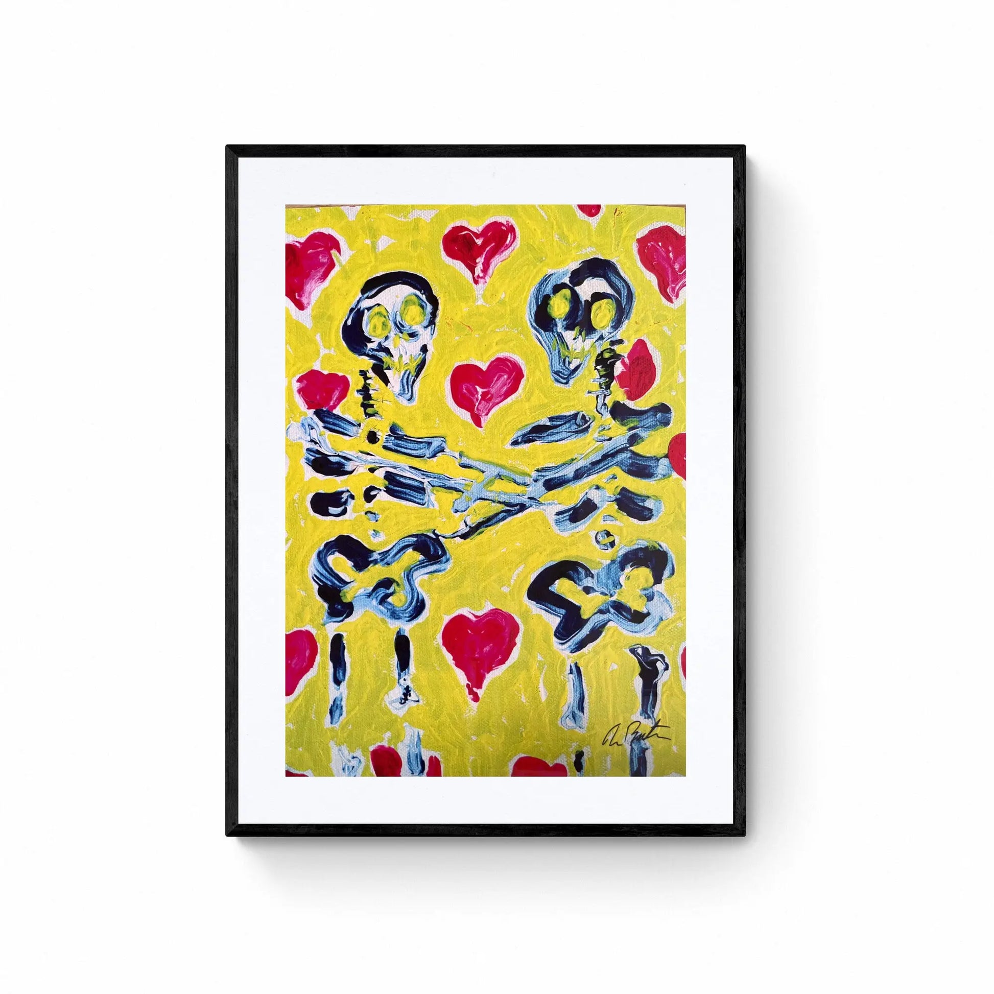 Tim Burton, Bones Love, print officiel signé LYNART STORE