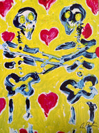Tim Burton, Bones Love, print officiel signé LYNART STORE