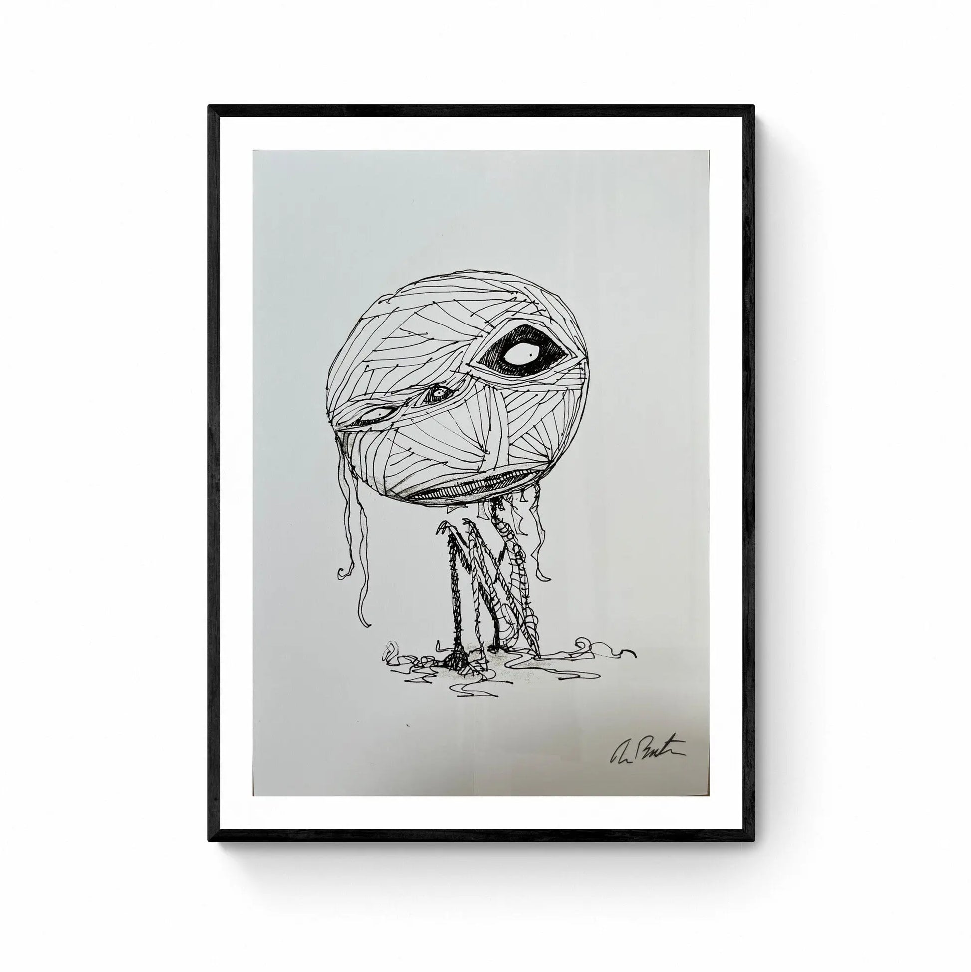 Tim Burton, OysterBoy, print officiel signé LYNART STORE