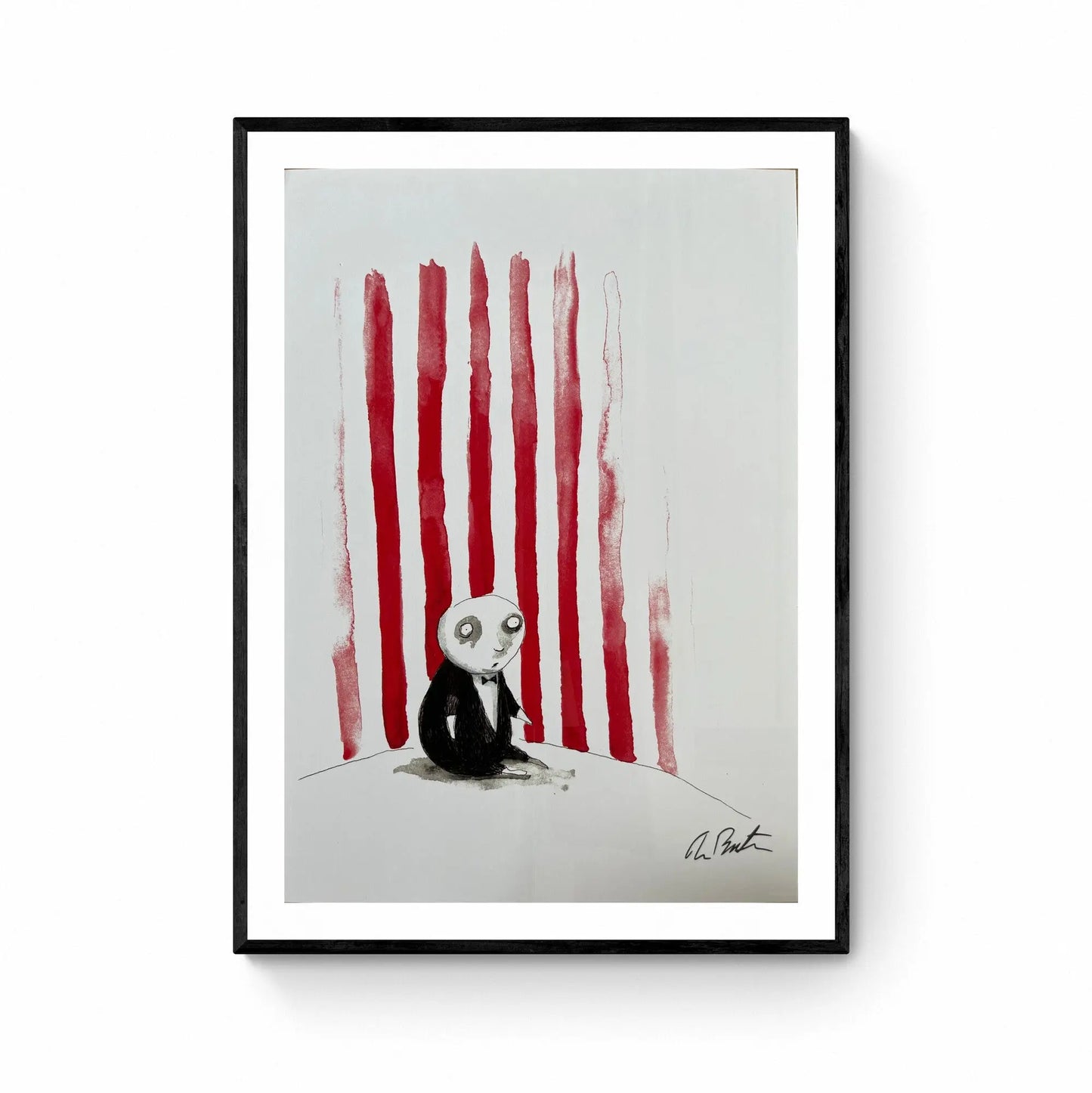 Tim Burton, Penguin Boy, print officiel signé LYNART STORE